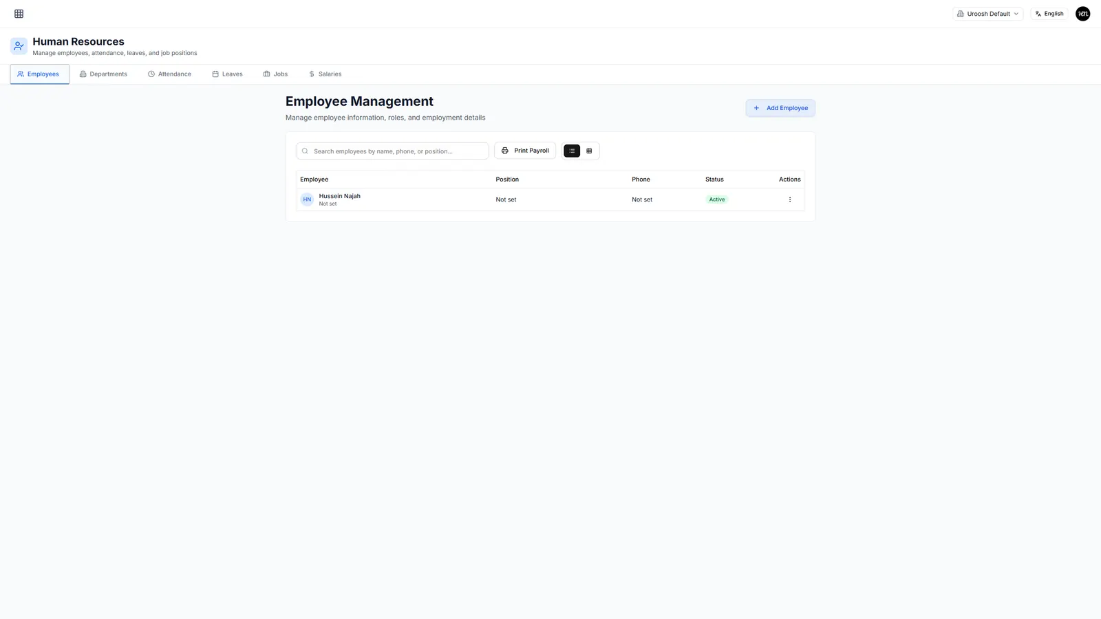 iZeus-ERP — screenshot 2
